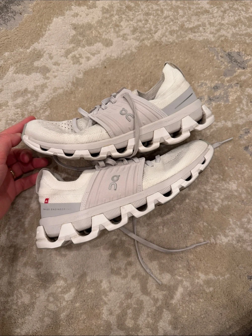 On Running Cloudswift 3 White Frost Size 7 - Picture 3 of 12